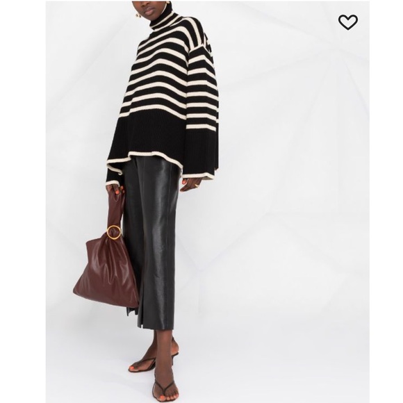 Toteme Signature Stripe Turtleneck Sweater - Picture 1 of 11